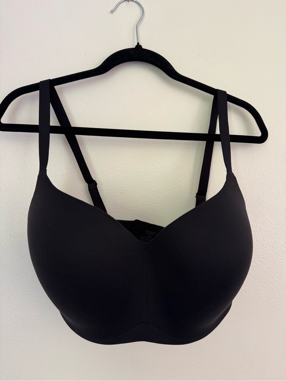 Smooth Black T-Shirt Bra - Women Intimates NWT Savage X FENTY 36DDD